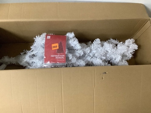 Premium Snow Flocked Artificial Pine Christmas Tree - Lot 260