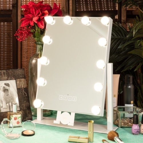 Vanity Mirror w/ Bluetooth & Phone Holder - Lot 304