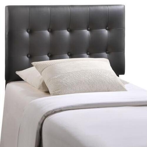 Emily Twin Vinyl Headboard - Lot 309