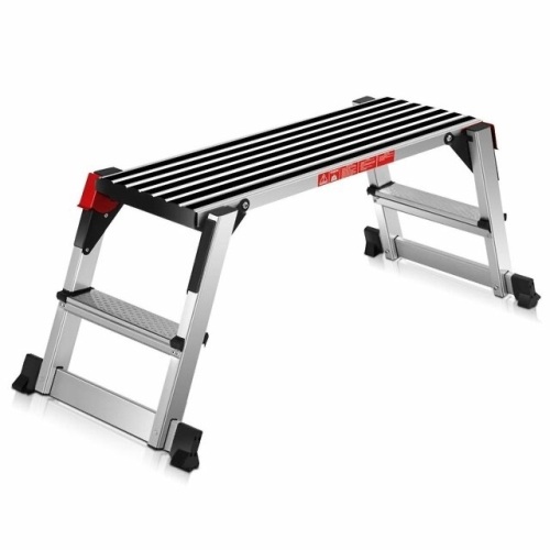330 Lbs Aluminum Folding Non-Slip Drywall Step Stool Ladder - Lot 316