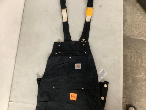 Carhartt Black Overalls 28x32 - Lot 346