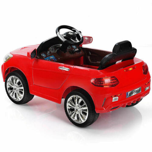 Outdoor 6V Kids Ride On Car RC Remote Control Toy Car Battery Powered LED Lights - Lot 348