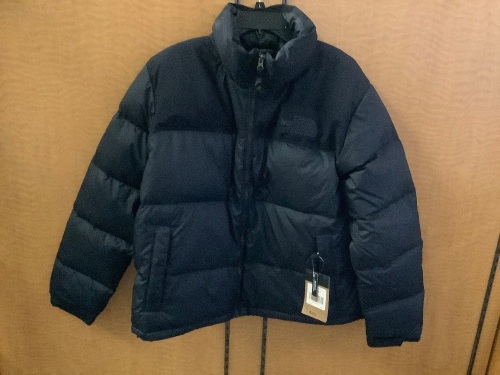 The North Face Women's Eco Nuptse Jacket, Navy, XL, Appears New - Lot 14