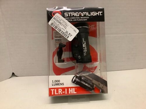 1000 Lumen Streamlight, Rail Mounted Tactical LED Flashlight, TLR-I HL, Apears New - Lot 42