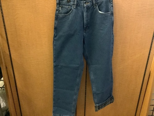 Carhartt, Relaxed Fit Straight Leg Jean Flannel Lined, 36x34, Appears New - Lot 227