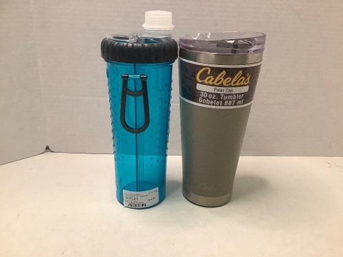 Lot of (2) Misc. Style Cups, Lid Cracked, Ecommerce Return - Lot 240