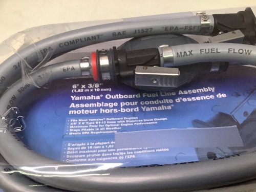 Yamaha Outboard Fuel Line Assembly, Appears New, Box Damaged - Lot 245