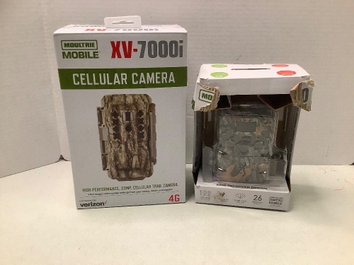 Lot of (2) Moultrie Mobile Trail Cam, Powers Up, Ecommerce Return, Box Damaged - Lot 249
