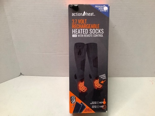 Action Heat Rechargeable Heated Socks, S/M, Ecommerce Return - Lot 270