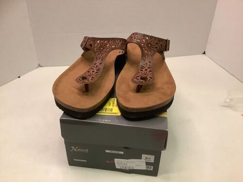 Natural Reflections Ladies Sandals, 8, Ecommerce Return - Lot 274