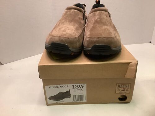 Red Head Suede Mocs, Men's 13, Appears New - Lot 282
