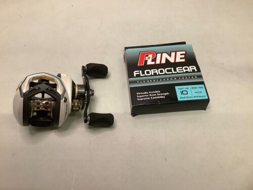 XPS Carbonlite Reel , Pline Floroclear 10lb fishing line, Ecommerce Return - Lot 299