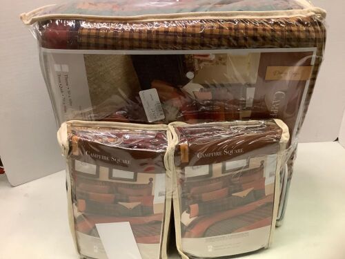 Donna Sharp Full/Queen Quilt with Shams, Appears New - Lot 307
