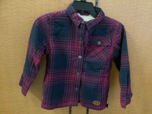 Outdoor Kids Girls Sherpa Lined Flannel, Small, Appears New - Lot 337