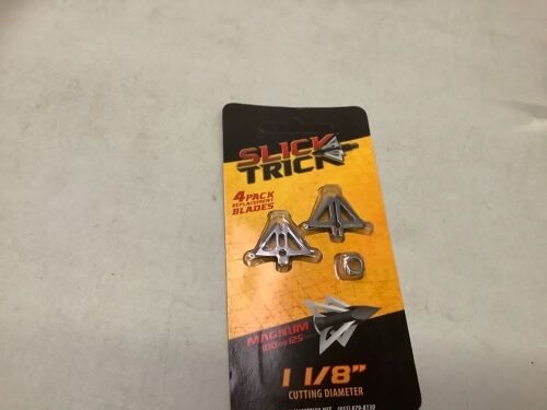 Slick Trick, 4 Pack Replacement Blades, Appears New - Lot 345