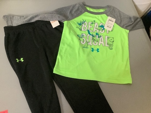 Under Armour Shirt and Pant Set, 2T, Appears New - Lot 380
