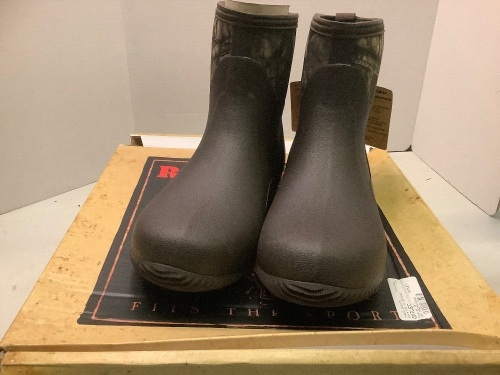 Red Head Mallard Mid Rubber Boots, Men's 10, Ecommerce Return - Lot 413