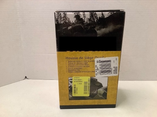 ATV Seat Cover, Black, Appears New - Lot 418Y