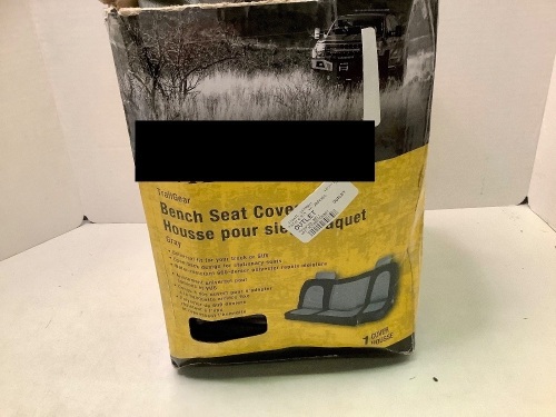 TrailGear Bencg Seat Cover, Gray, Appears New - Lot 453Y