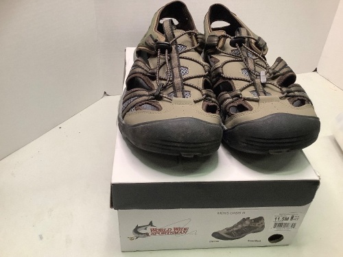 World Wide Sportsman Men's Oasis III, 11.5, Ecommerce Return, Dirty - Lot 462a