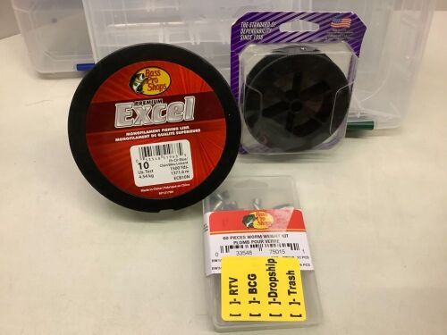 Lot of (6) Misc. Fishing Supplies - Lot 494