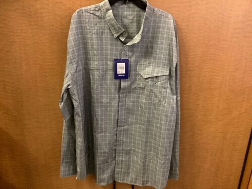 HUK Men's Button Up Shirt, XXL, Appears New - Lot 510