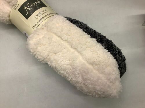 Natural Reflections 2 Pair Cozy Socks, Appears New - Lot 525