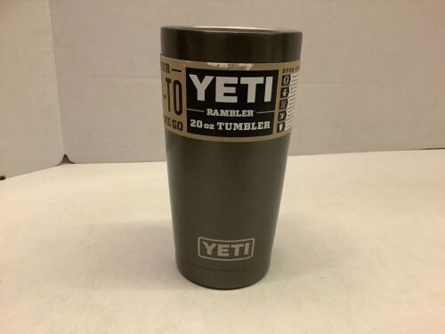 Yeti Rambler 20oz Tumbler, Missing Lid, Appears New - Lot 556