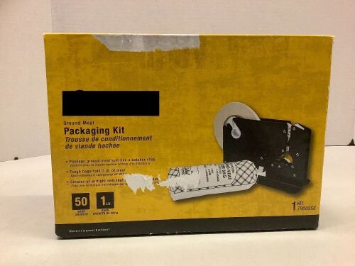 Ground Meat Packaging Kit, Missing Bags, Ecommerce Return - Lot 566