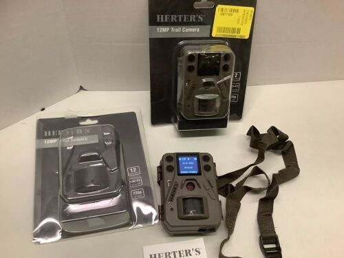 Lot of (2) Herter's Trail Cam, Powers On, Ecommerce Return - Lot 602