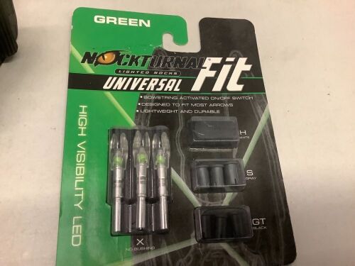 Nocturnal Lighted Nocks, Universal Fit, Ecommerce Return - Lot 606