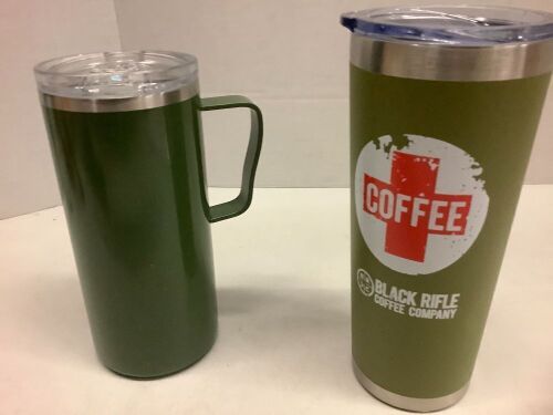 Lot of (2) Insulated Cups, Lids broken, Ecommerce Return - Lot 617