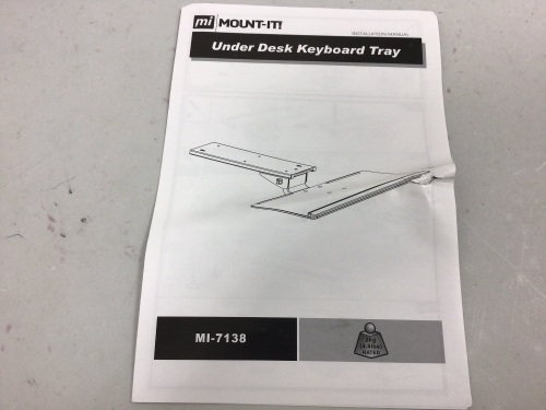 Under Desk Keyboard Tray, Appears new - Lot 63