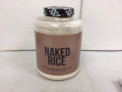 Naked Rice Organic Brown Rice Protein, New, EXP:06/22 - Lot 145