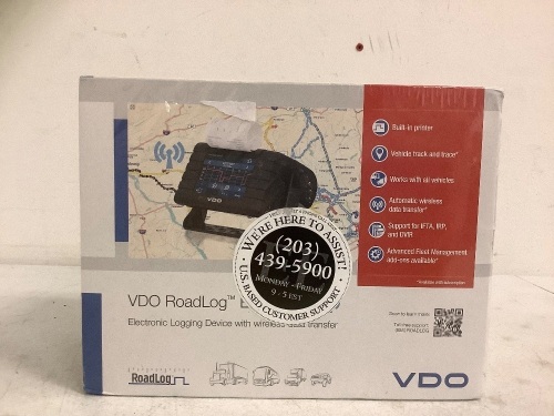 VDO RoadLog Electronic Logging Device, New - Lot 165