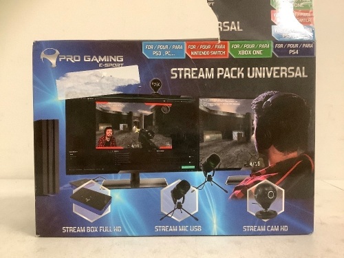 Pro Gaming Stream Pack Universal, Powers Up, Appears New - Lot 166