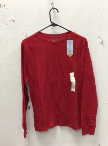 Cat & Jack Long Sleeve Shirt, YL (12/14), Red, New with Tags - Lot 195