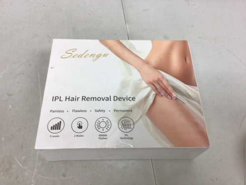 Senengu IPL Hair Removal Device, Powers Up, E-Commerce Return - Lot 238