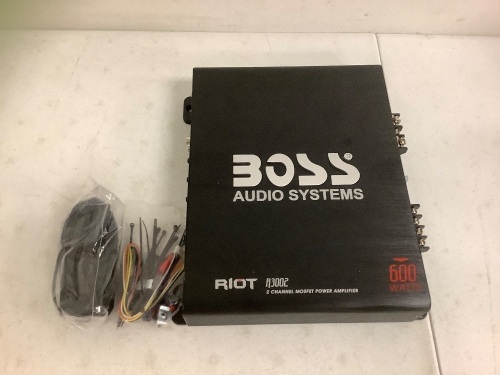 Boss Audio Systems, Riot R3002 Power Amplifier, E-Commerce Return - Lot 367