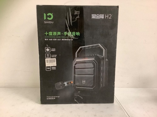 Shidu Portable Speaker, Appears New, Works - Lot 377