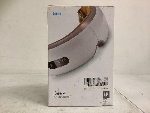 Breo iSee 4 Eye Massager, Powers Up, Appears new - Lot 405