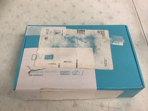 DVI Extender Over CAT5, Powers Up, Appears new - Lot 415