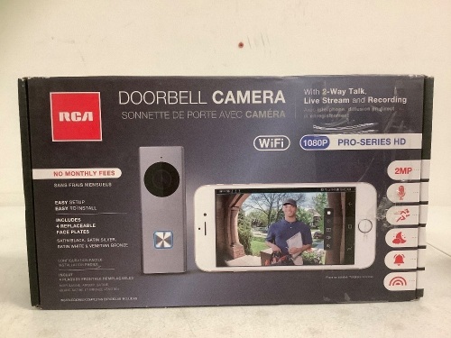 RCA Doorbell Camera, Untested, Appears New - Lot 459