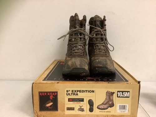 Red Head, Men's Boots, 9" Expedition Ultra, 10.5M, E-Commerce Return - Lot 462