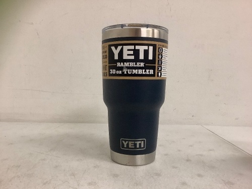 Yeti Rambler, 30 oz. Tumbler, Navy, E-Commerce Return - Lot 467