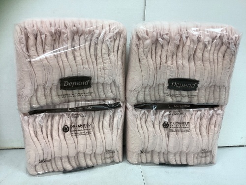 Depends Fit-Flex Underwear For Women - Lot 581