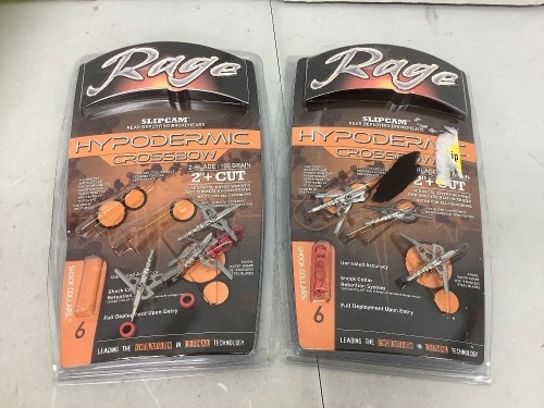 Lot of (2) Rear Deploying Broadheads, E-Commerce Return, Sold As Is - Lot 589