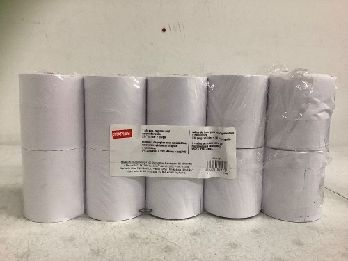 Staples Register & Calculator Rolls, New - Lot 590