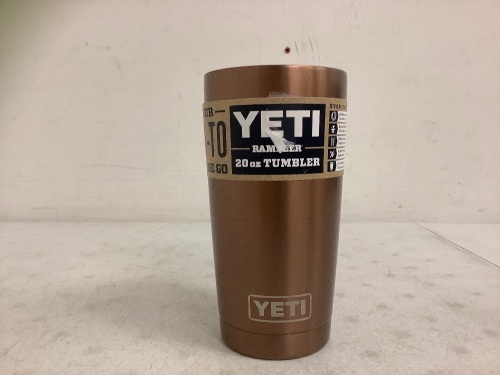 Yeti Tumbler, Missing Lid, Appears new - Lot 594