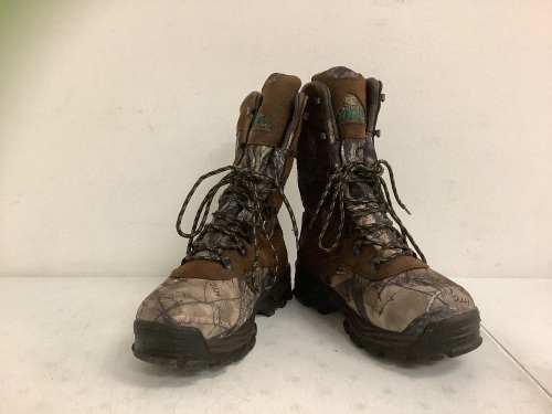 Rocky Mens Hunting Boots, 9W, E-Commerce Return - Lot 620
